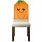 6 Pack Pumpkin Chair Covers for Halloween Decorations Home Office Party 19x26 In